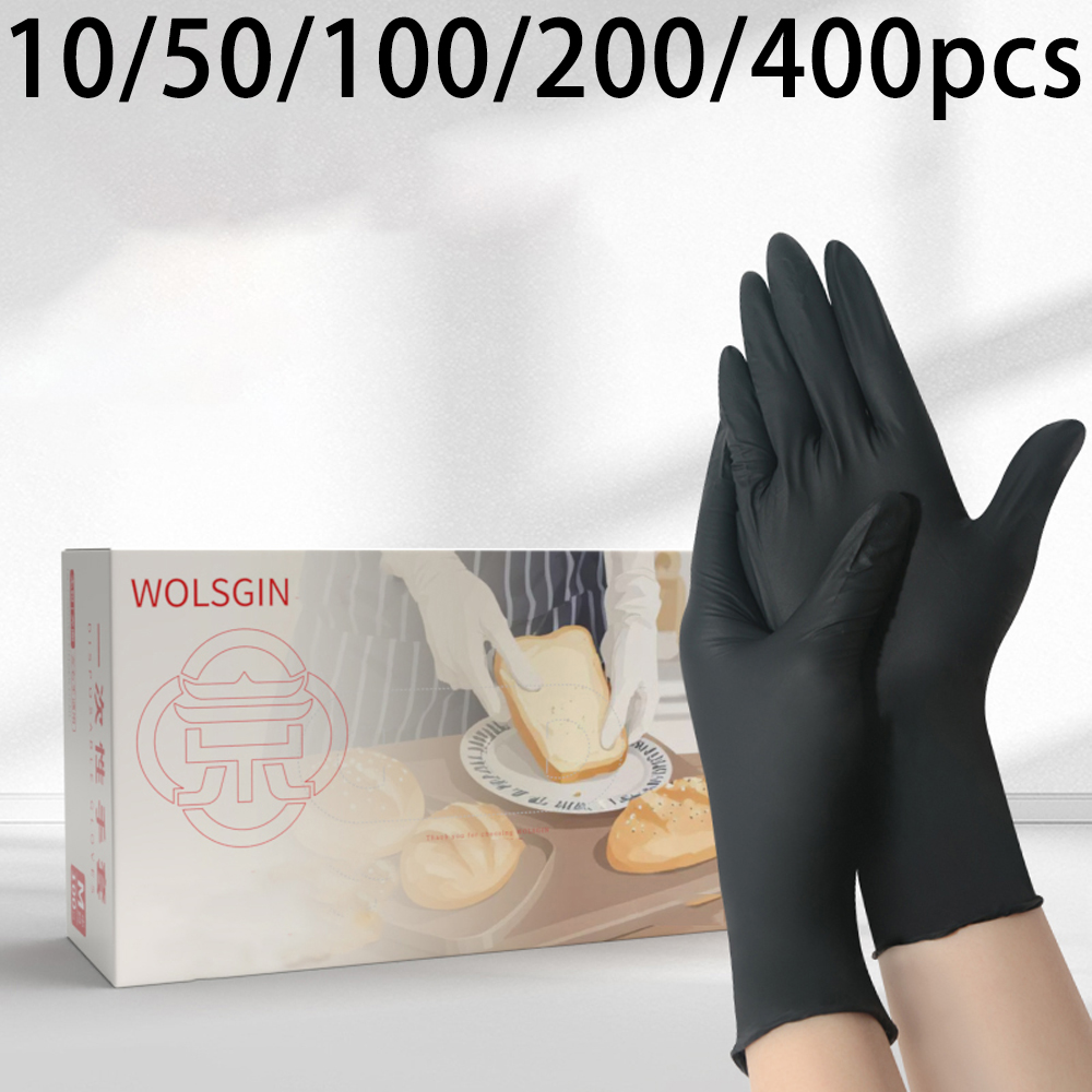 Rubber Glove Cleaning - 10/50/100/200/400 قطعة من قفازات النتريل الاصطناعية