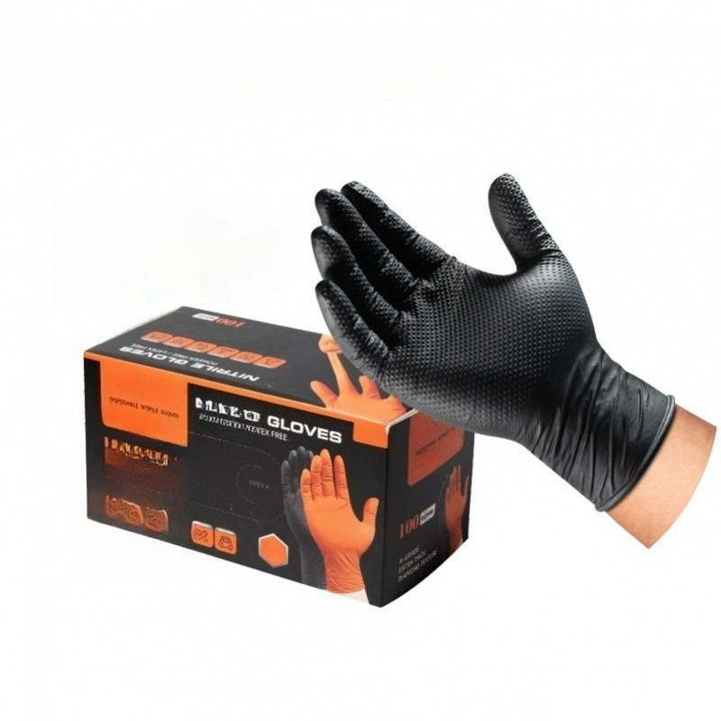Nitrile Mechanic Glove - قفازات نيتريل سميكة مقاومة للتآكل بنمط