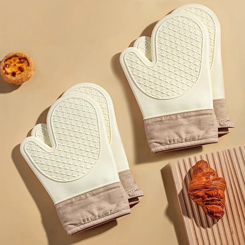 Oven Mitt Silicone - قفازات سيليكون مقاومة للحرارة - قفازات