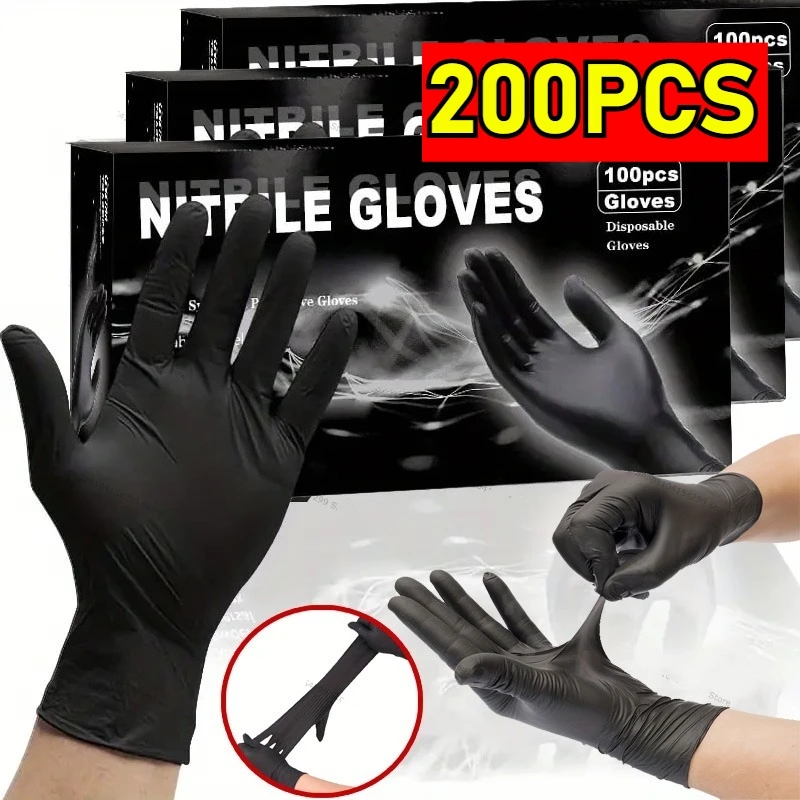 Nitrile Mechanic Glove - قفازات النتريل المقاومة للماء للاستخدام مرة