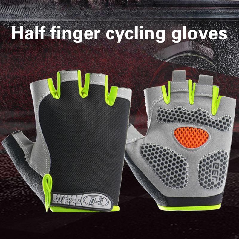 Fingerless Glove Knit - قفازات ركوب الدراجات نصف الأصابع بالجملة