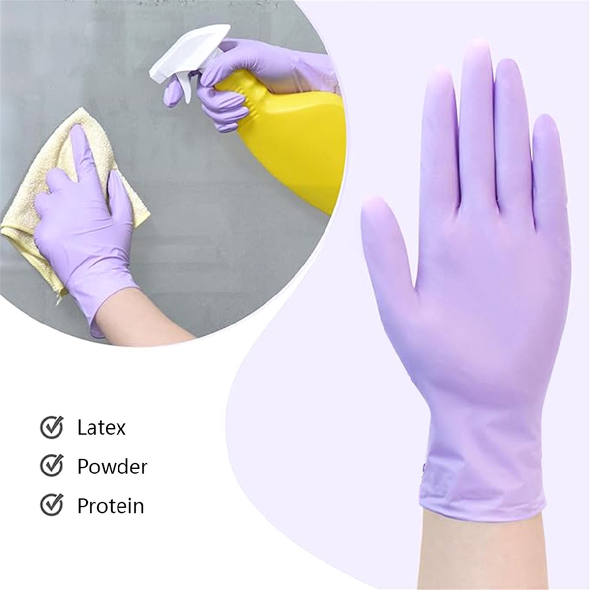 Exam Glove Nitrile - عالية الجودة 100 قطعة قفازات امتحان