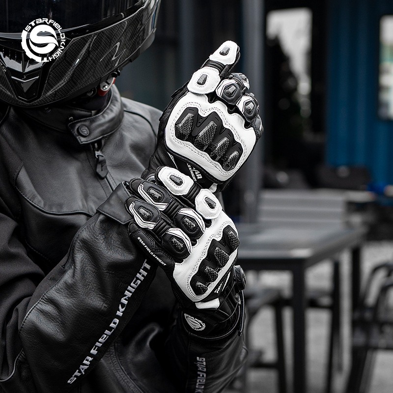 Motorcycle Glove Knuckle - قفازات دراجات نارية STAR FIELD KNIGHT