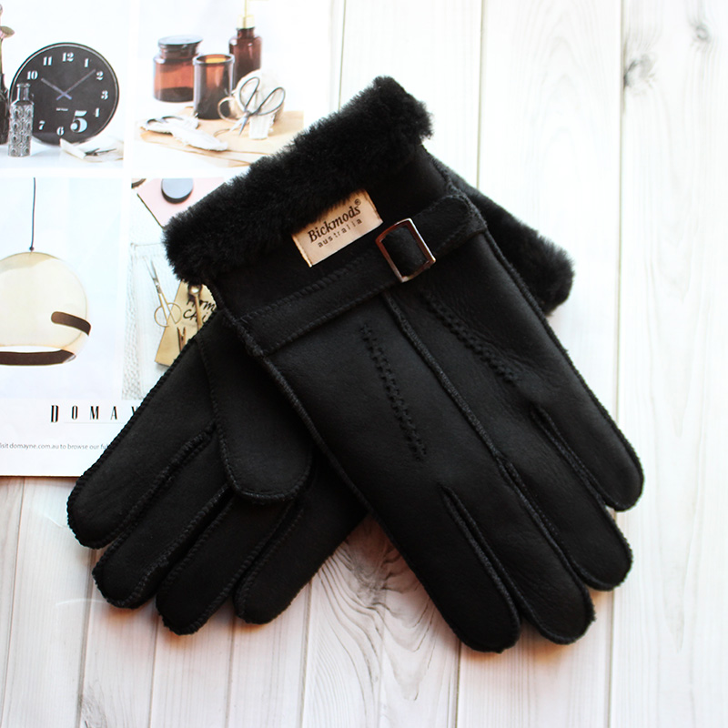 قفازات فرو من جلد الغنم للرجال - مراجعة Leather Driving Glove وسعره