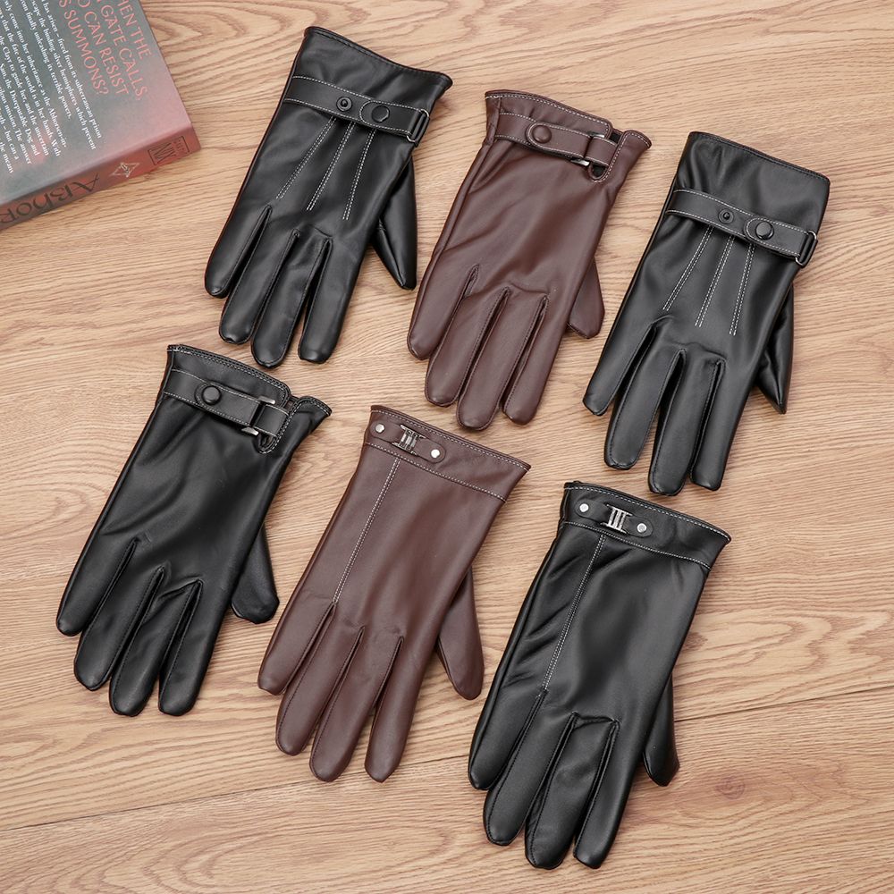 الرجال الصوف قفازات جلدية الحر - مراجعة Leather Driving Glove وسعره