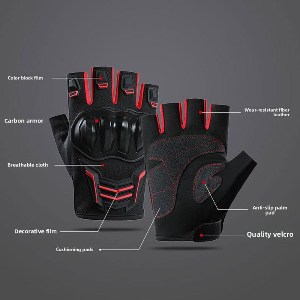 تنفس دراجة نارية قفازات الصيف  - مراجعة Cycling Glove Padded وسعره
