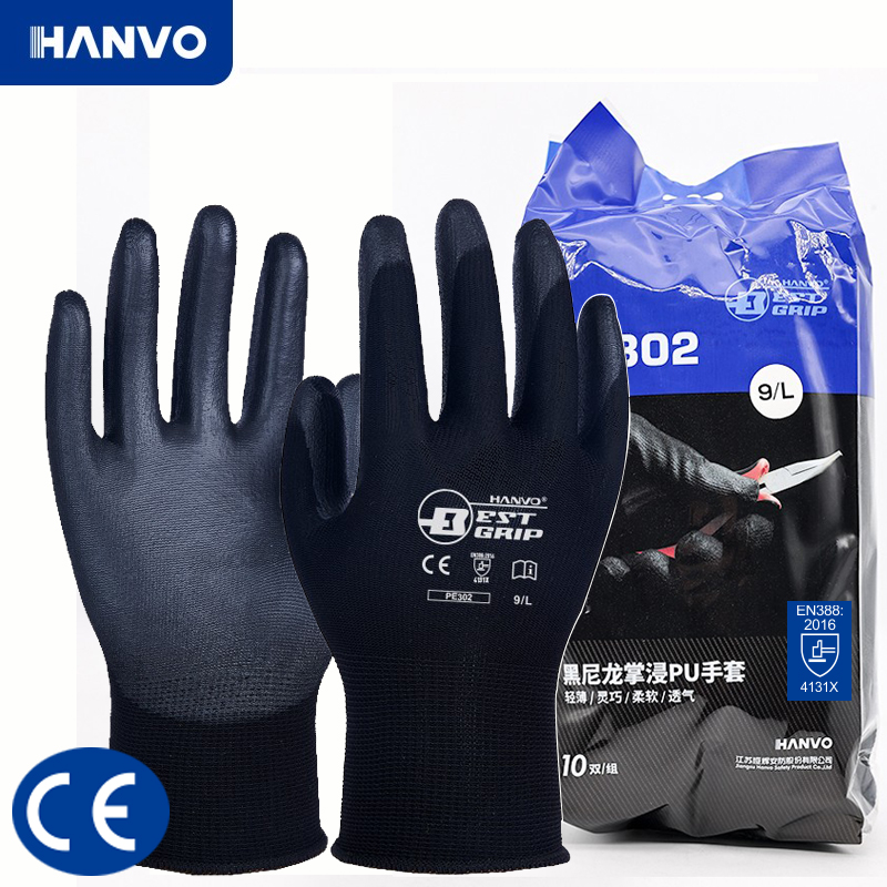 10 أزواج بو النتريل طلاء السلا - مراجعة Nitrile Mechanic Glove وسعره