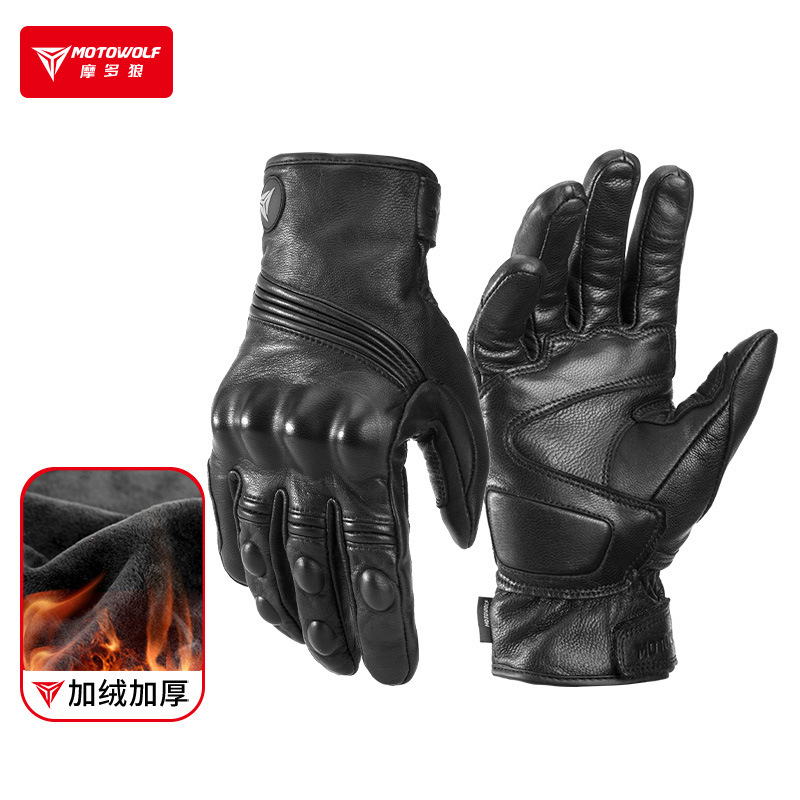 قفازات شتوية للدراجات النارية  - مراجعة Motorcycle Glove Knuckle وسعره