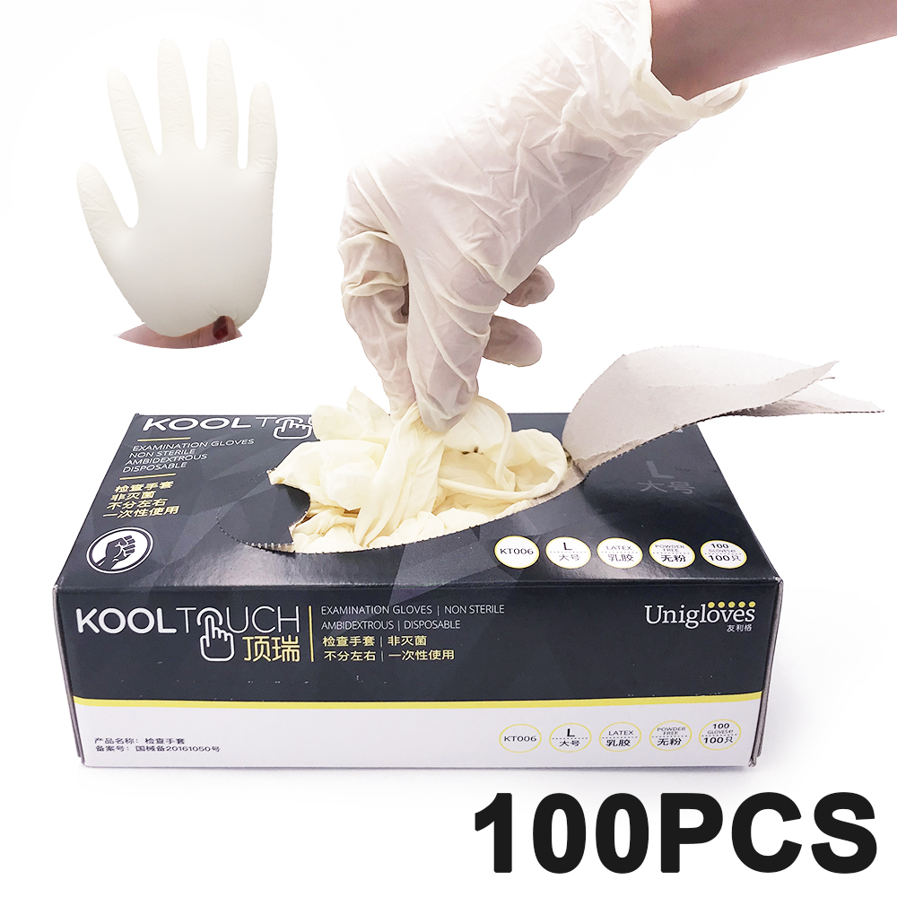 100 قطعة النتريل المتاح قفازات - مراجعة Exam Glove Nitrile وسعره