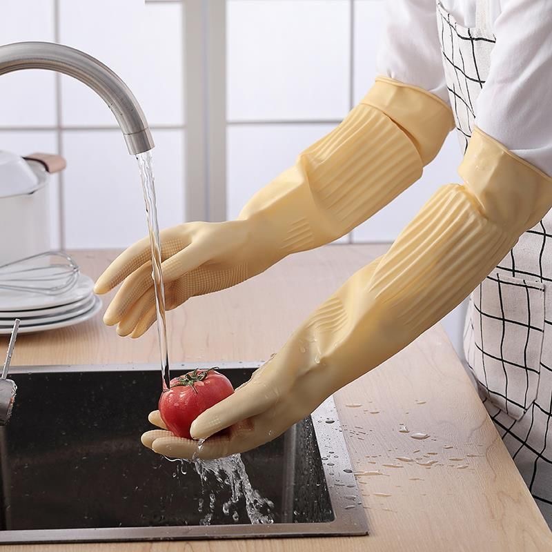 قفازات مطاطية طويلة قابلة لإعا - مراجعة Dish Glove Rubber وسعره