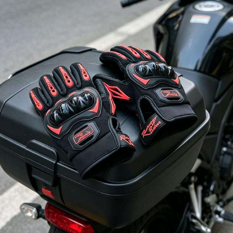 قفازات رجالية للدراجات النارية - مراجعة Motorcycle Glove Knuckle وسعره