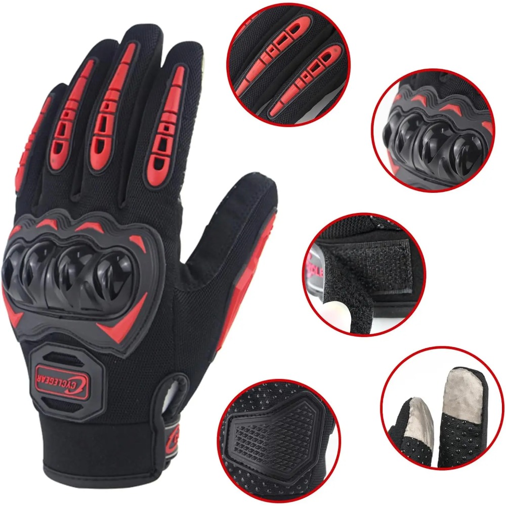 قفازات الدراجات النارية الصيفي - مراجعة Motorcycle Glove Knuckle وسعره