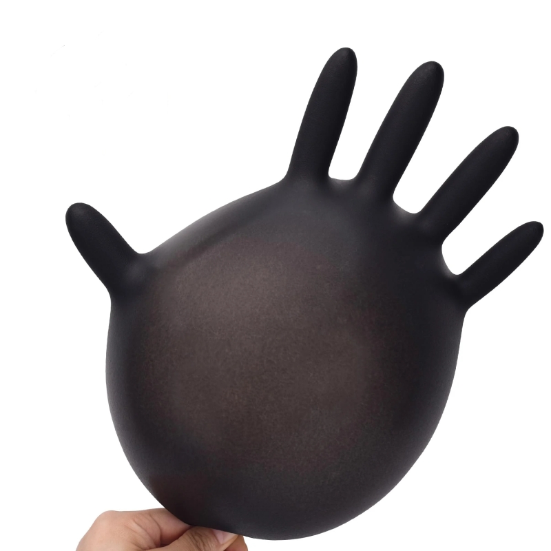 20 قطعة قفازات النتريل السوداء - مراجعة Nitrile Mechanic Glove وسعره