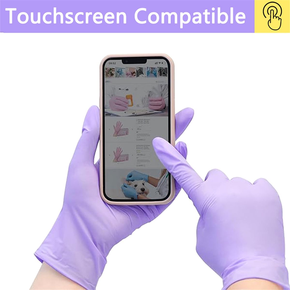 قفازات نتريل للاستخدام مرة واح - مراجعة Exam Glove Nitrile وسعره