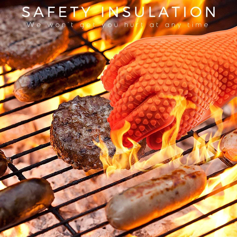 شواء سيليكون شواء قفازات قفازا - مراجعة Oven Mitt Silicone وسعره