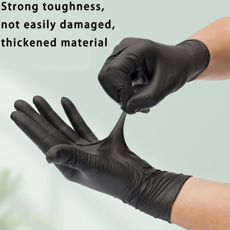 قفازات النتريل السوداء للاستخد - مراجعة Nitrile Mechanic Glove وسعره