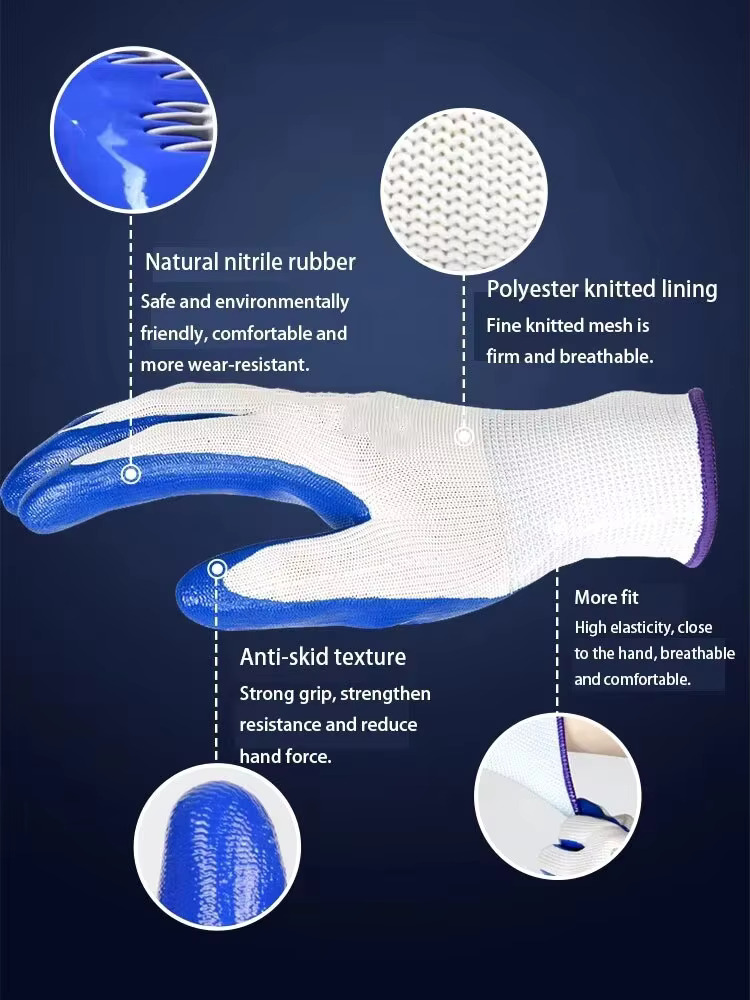 3 أزواج من قفازات النتريل غير  - مراجعة Nitrile Mechanic Glove وسعره