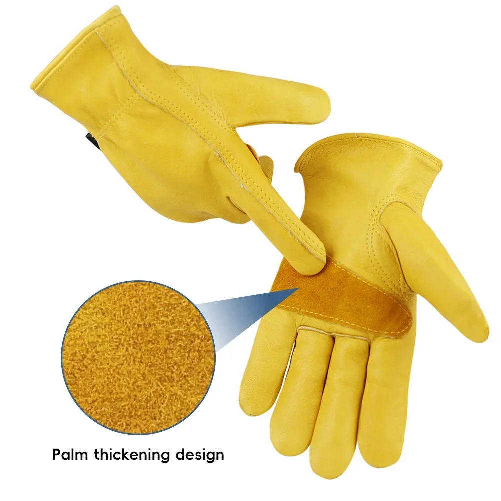 قفازات عمل جلدية آمنة للحدائق  - مراجعة Leather Driving Glove وسعره