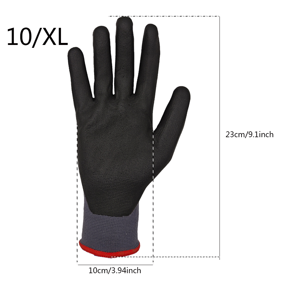 SAFETREE 10 أزواج قفازات أمان  - مراجعة Nitrile Mechanic Glove وسعره