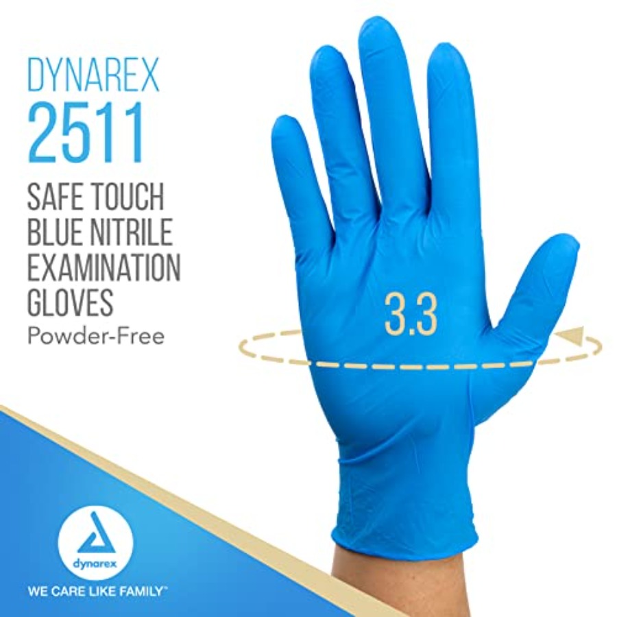قفازات نيتريل آمنة للاستخدام م - مراجعة Exam Glove Nitrile وسعره