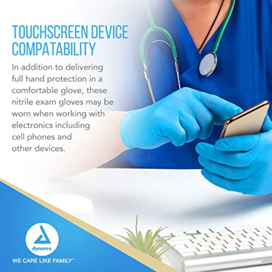 قفازات نيتريل آمنة للاستخدام م - مراجعة Exam Glove Nitrile وسعره