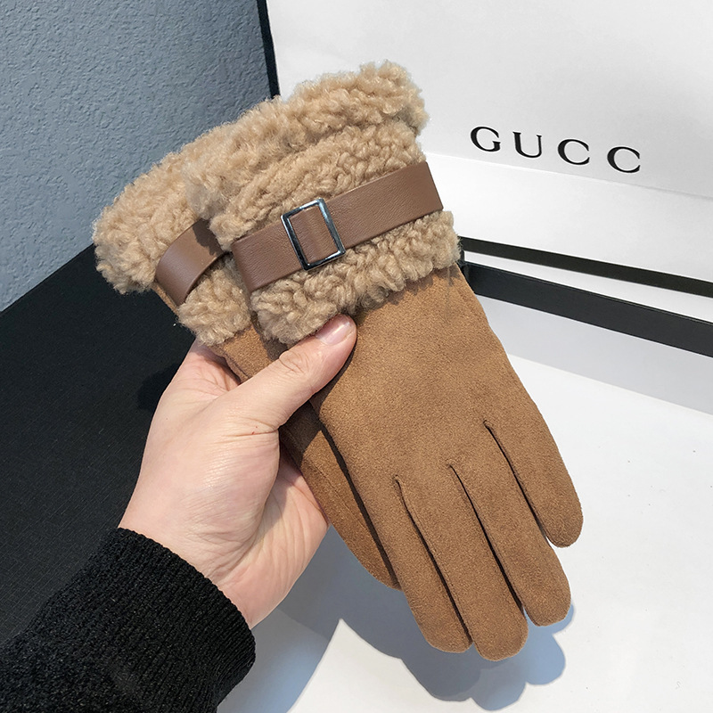 قفازات الشتاء النسائية سميكة ا - مراجعة Wool Glove Lined وسعره