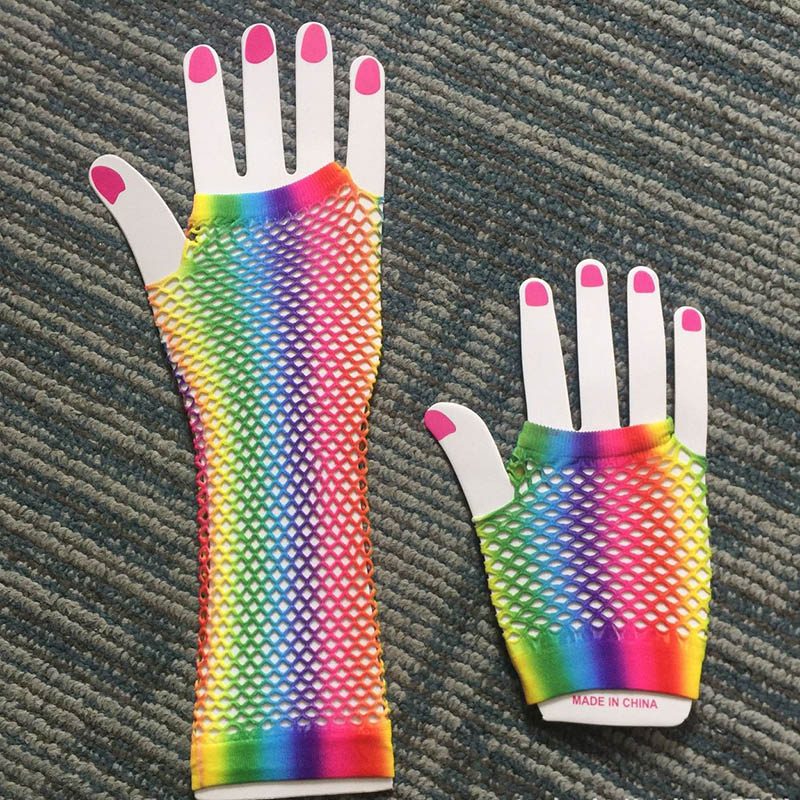 زوج واحد من قفازات الشبك الطوي - مراجعة Fingerless Glove Knit وسعره