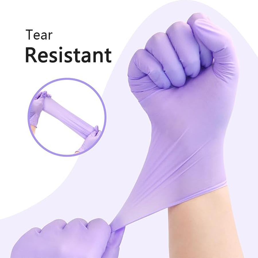 20-300 قطعة قفازات امتحان النت - مراجعة Exam Glove Nitrile وسعره