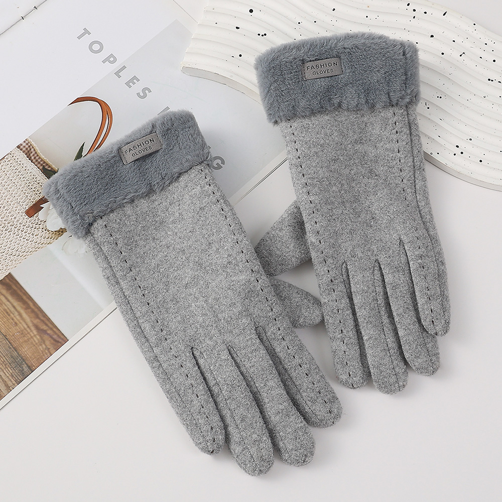 قفازات نسائية صوفية مبطنة بشاش - مراجعة Wool Glove Lined وسعره