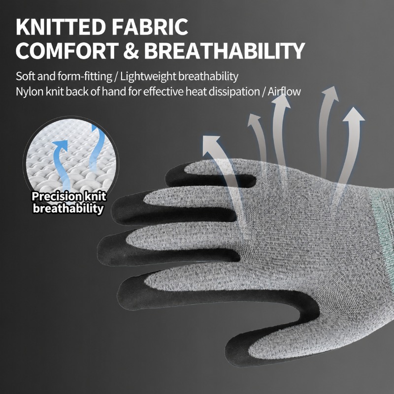 قفازات عمل مطلية بالنتريل مصنو - مراجعة Nitrile Mechanic Glove وسعره