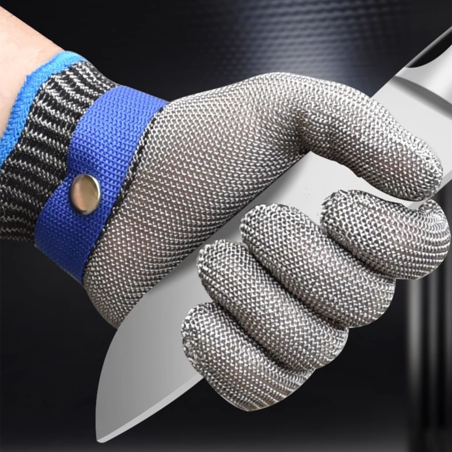 مكافحة قطع شبكة قفاز معدني سلا - مراجعة Cut Resistant Glove وسعره