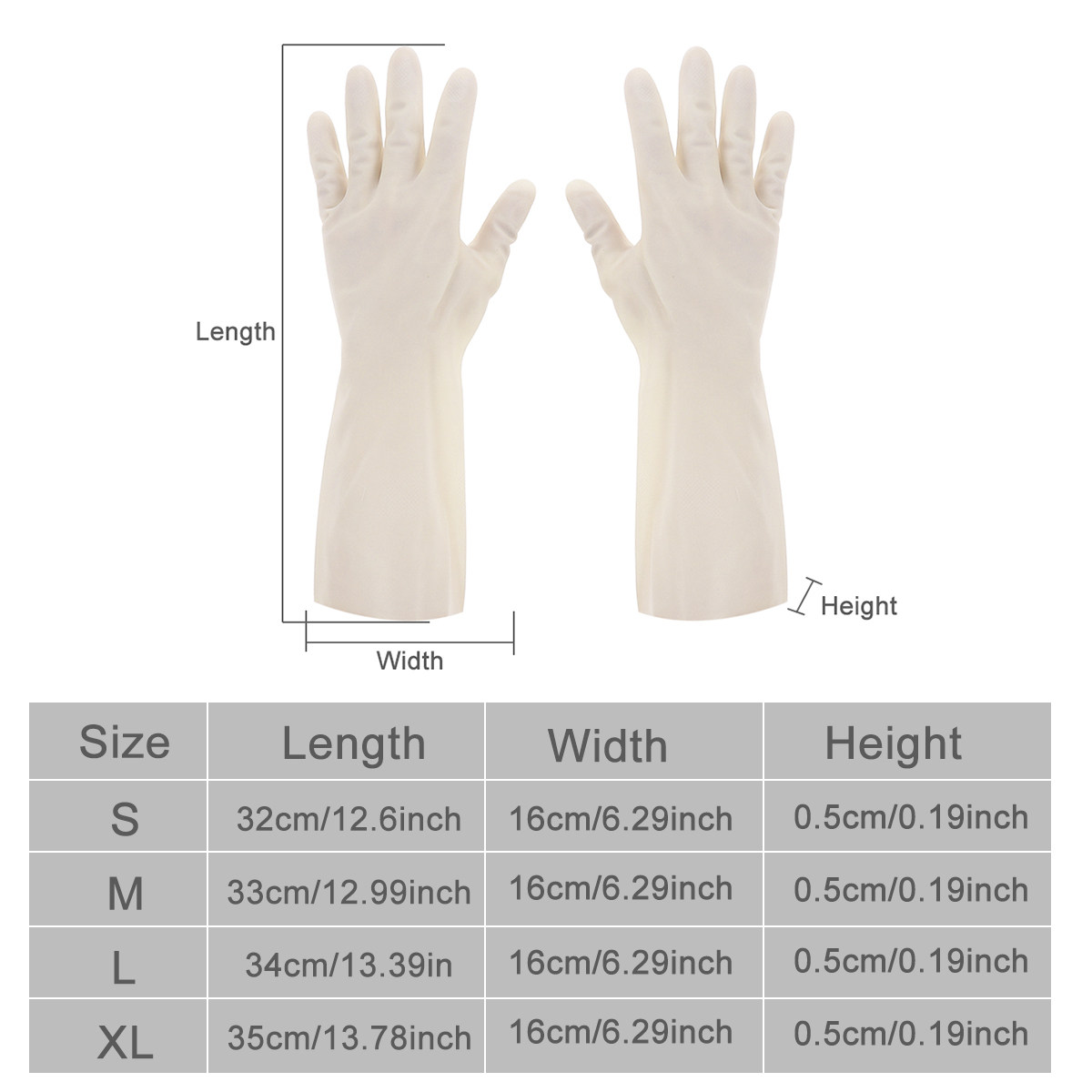 زوج من قفازات غسيل الأطباق الم - مراجعة Dish Glove Rubber وسعره