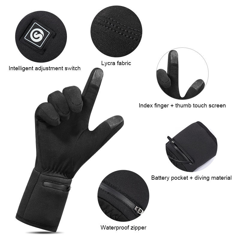 قابلة للشحن بطانة كهربائية قفا - مراجعة Heat Resistant Glove وسعره